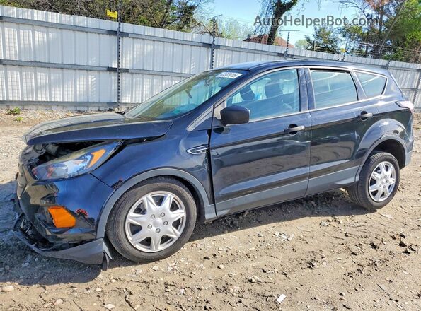 1FMCU0F78JUB37277 2018 FORD ESCAPE Черный Передняя левая четверть