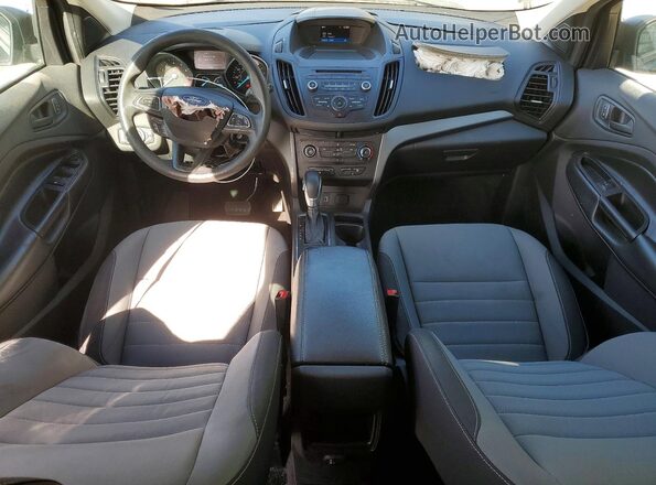 1FMCU0F78JUB37277 2018 FORD ESCAPE Черный Вид панели приборов