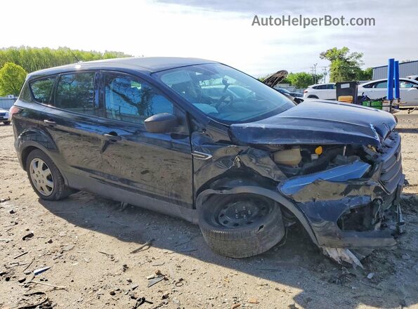 1FMCU0F78JUB37277 2018 FORD ESCAPE Черный Передняя правая четверть
