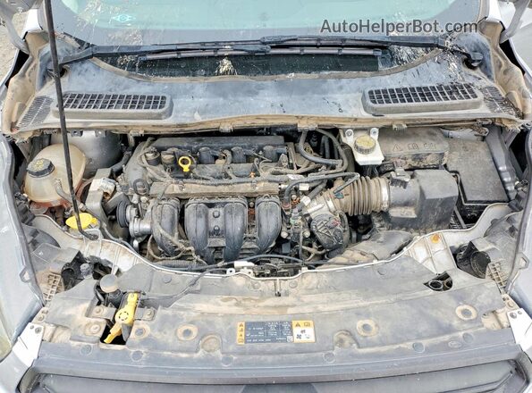1FMCU0F78JUB84213 2018 FORD ESCAPE Silver Widok komory silnika