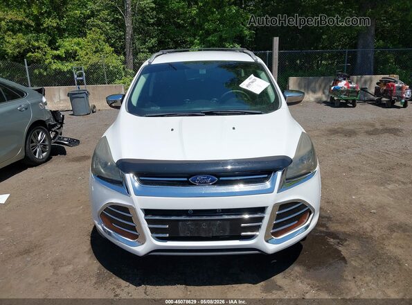 1FMCU0F79GUB20397 2016 FORD ESCAPE Белый Вид щитка приборов