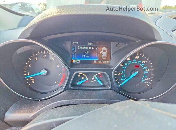 1FMCU0F79GUC57582 2016 FORD ESCAPE Серый Вид щитка приборов