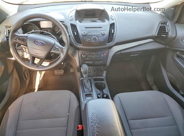 1FMCU0F79HUB96672 2017 FORD ESCAPE Серебряный Вид панели приборов