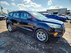 2017 Ford Escape S Черный vin: 1FMCU0F79HUC08223