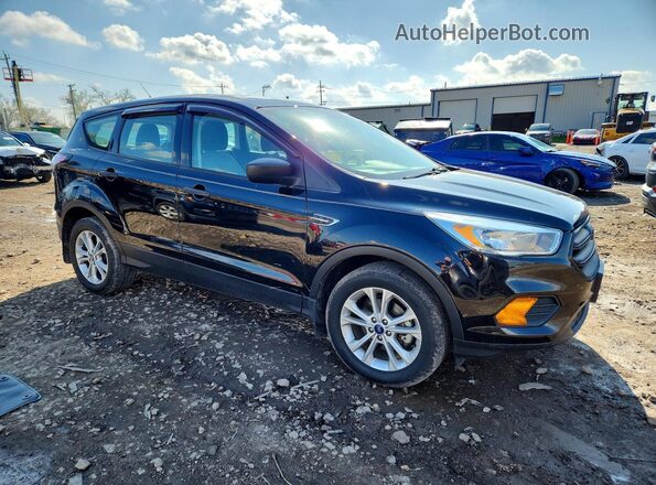 1FMCU0F79HUC08223 2017 FORD ESCAPE Черный Передняя правая четверть