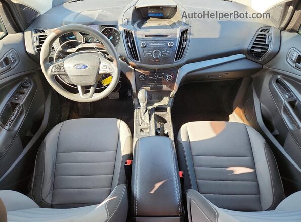 1FMCU0F79HUC08223 2017 FORD ESCAPE Черный Вид панели приборов