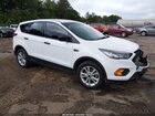 2019 Ford Escape S White vin: 1FMCU0F79KUB94508