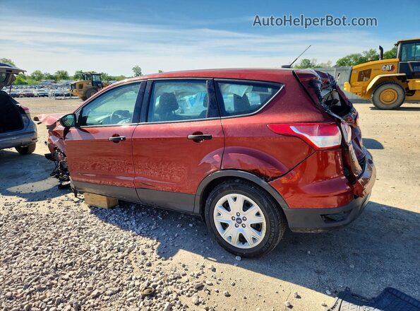 1FMCU0F7XGUB54350 2016 FORD ESCAPE Красный Задняя левая четверть