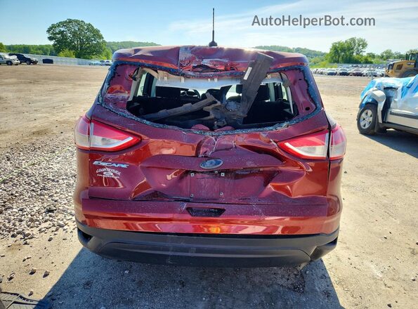 1FMCU0F7XGUB54350 2016 FORD ESCAPE Красный Вид сзади