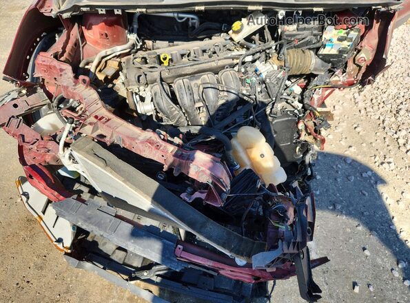 1FMCU0F7XGUB54350 2016 FORD ESCAPE Красный Вид задней части салона