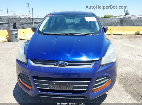 1FMCU0F7XGUC12439 2016 FORD ESCAPE Blue Widok z przodu