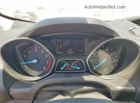 1FMCU0F7XHUB50638 2017 FORD ESCAPE Серебряный Вид щитка приборов