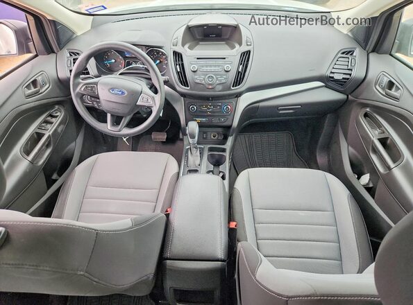 1FMCU0F7XHUD65971 2017 FORD ESCAPE White Widok deski rozdzielczej