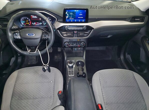 1FMCU0G64MUA08222 2021 FORD ESCAPE Черный Вид панели приборов