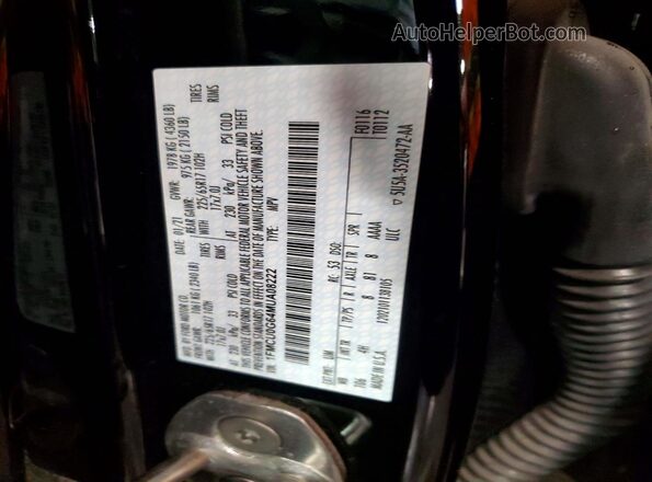 1FMCU0G64MUA08222 2021 FORD ESCAPE Черный Вид наклейки с VIN-кодом