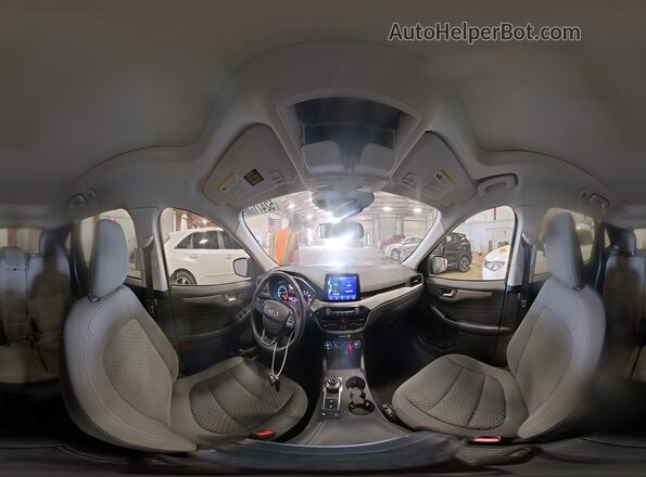 1FMCU0G64MUA08222 2021 FORD ESCAPE Черный Панорамный вид салона 360°