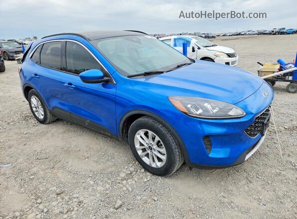 1FMCU0G65LUB95582 2020 FORD ESCAPE Синий Передняя правая четверть