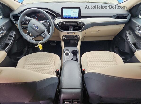 1FMCU0G65LUB95582 2020 FORD ESCAPE Синий Вид панели приборов