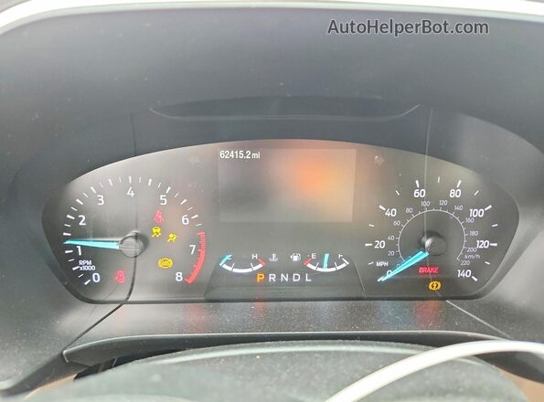 1FMCU0G65LUB95582 2020 FORD ESCAPE Синий Вид щитка приборов