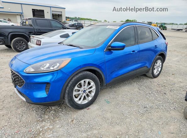 1FMCU0G65LUB95582 2020 FORD ESCAPE Синий Передняя левая четверть