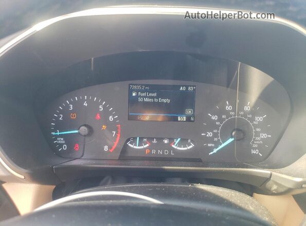 1FMCU0G66MUB16972 2021 FORD ESCAPE White Widok zestawu wskaźników