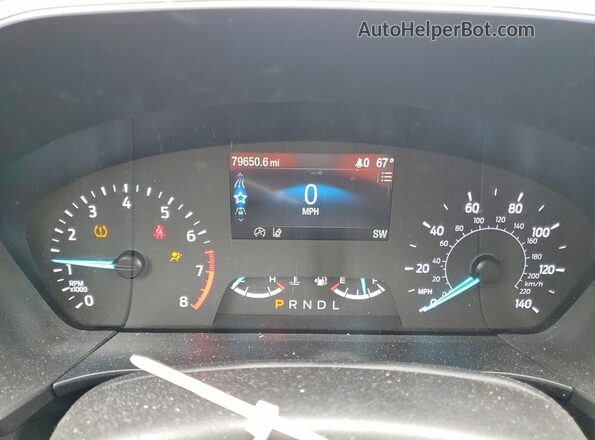 1FMCU0G67NUB98101 2022 FORD ESCAPE Белый Вид щитка приборов