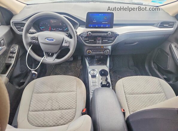 1FMCU0G69LUB67218 2020 FORD ESCAPE Синий Вид панели приборов