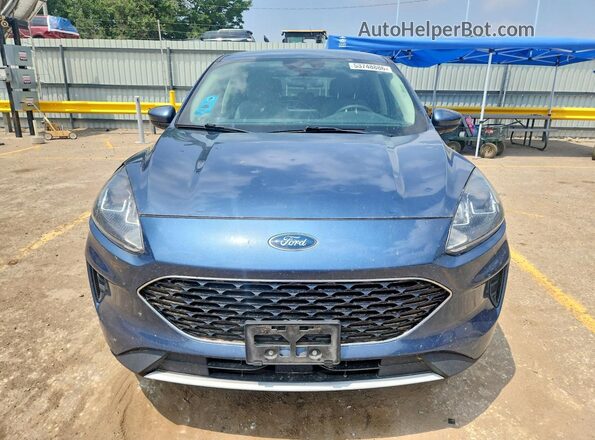 1FMCU0G69LUB67218 2020 FORD ESCAPE Синий Вид спереди