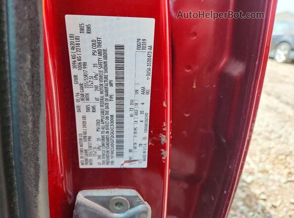 1FMCU0G72GUC33008 2016 FORD ESCAPE Красный Панорамный вид салона 360°