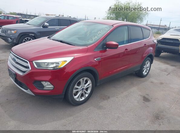1FMCU0G92HUB31419 2017 FORD ESCAPE Красный Передняя левая четверть