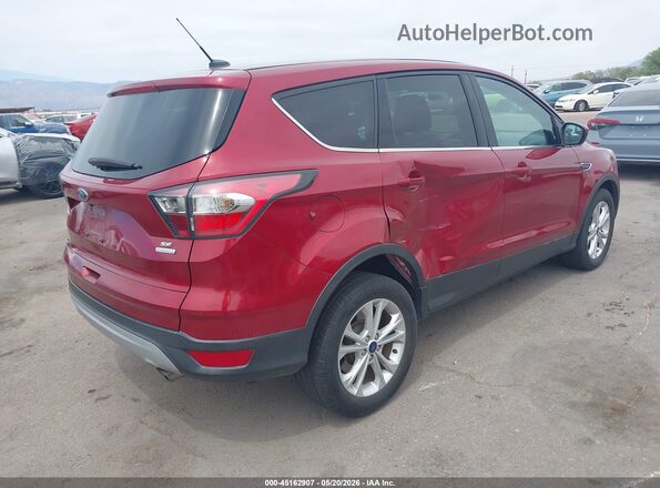 1FMCU0G92HUB31419 2017 FORD ESCAPE Красный Задняя правая четверть