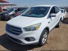 2017 Ford Escape Se White vin: 1FMCU0G98HUB31229