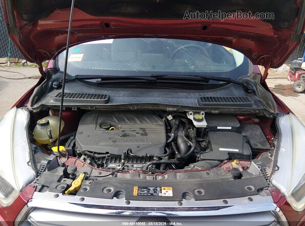 1FMCU0GD0HUA81298 2017 FORD ESCAPE Красный Вид сзади