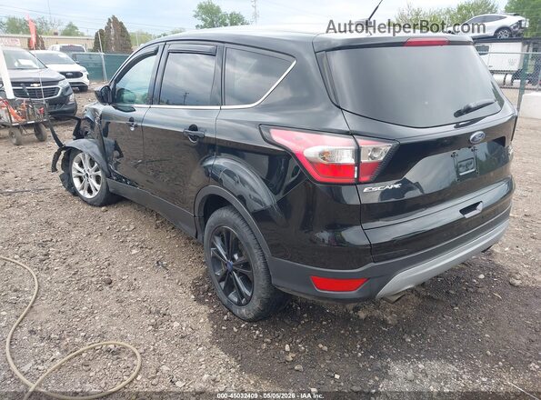 1FMCU0GD0HUD52215 2017 FORD ESCAPE Черный Задняя левая четверть
