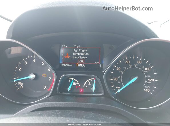 1FMCU0GD0HUD76353 2017 FORD ESCAPE Серый Вид задних сидений