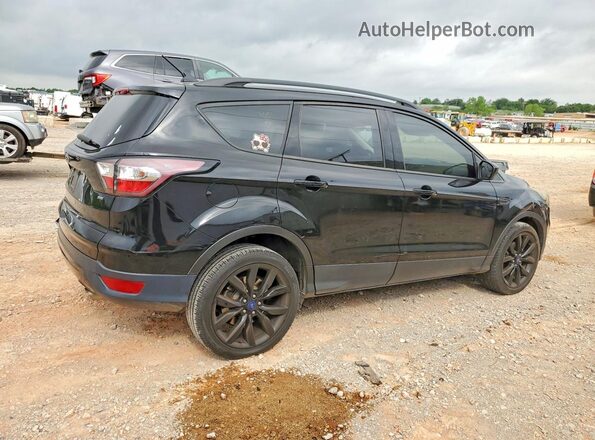 1FMCU0GD0JUA22662 2018 FORD ESCAPE Black Trasero derecho