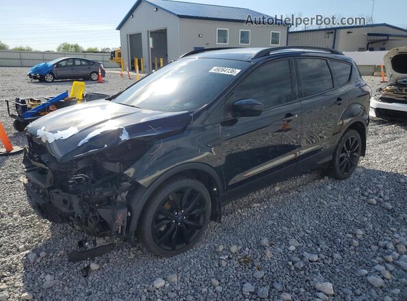1FMCU0GD0JUB67667 2018 FORD ESCAPE Black Передня ліва чверть