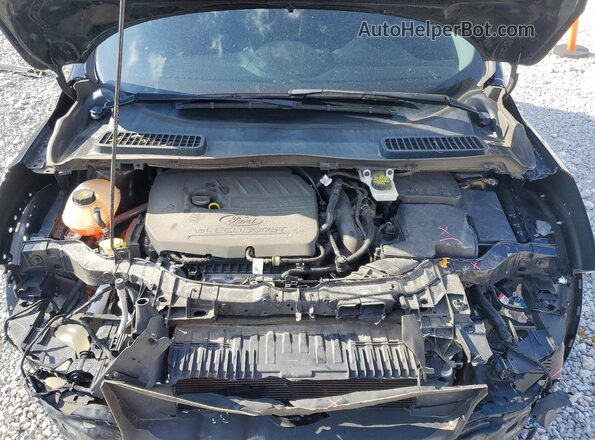 1FMCU0GD0JUB67667 2018 FORD ESCAPE Black Вид підкапотного простору