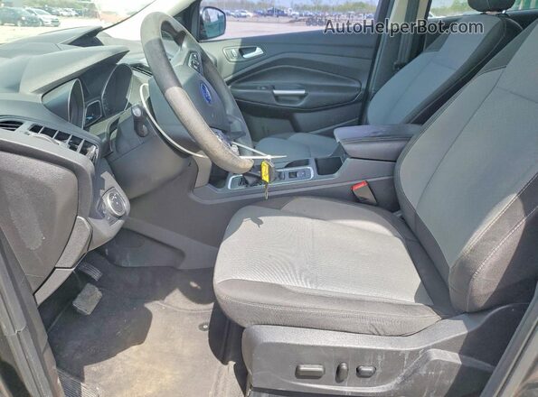 1FMCU0GD0JUB75364 2018 FORD ESCAPE Gray წინა სალონის ხედი