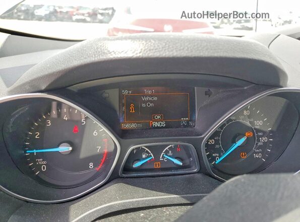 1FMCU0GD0JUB75364 2018 FORD ESCAPE Gray ხელსაწყოთა პანელის ხედი