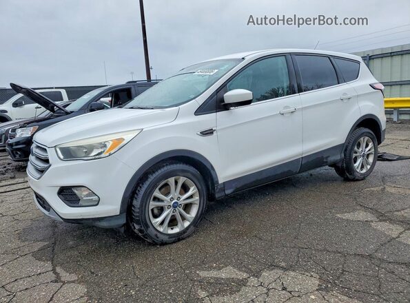 1FMCU0GD1HUD83263 2017 FORD ESCAPE White Vista tres cuartos delantera izquierda
