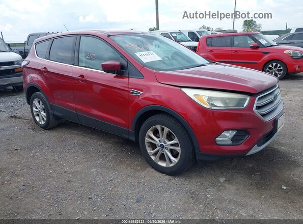 1FMCU0GD1HUD90536 2017 FORD ESCAPE Red Delantero derecho