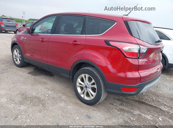 1FMCU0GD1HUD90536 2017 FORD ESCAPE Red Trasero izquierdo