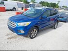 2017 Ford Escape Se Синий vin: 1FMCU0GD1HUE92807
