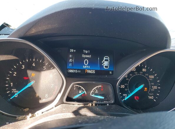 1FMCU0GD1JUA95295 2018 FORD ESCAPE Brown Սարքավորումների վահանակի տեսք