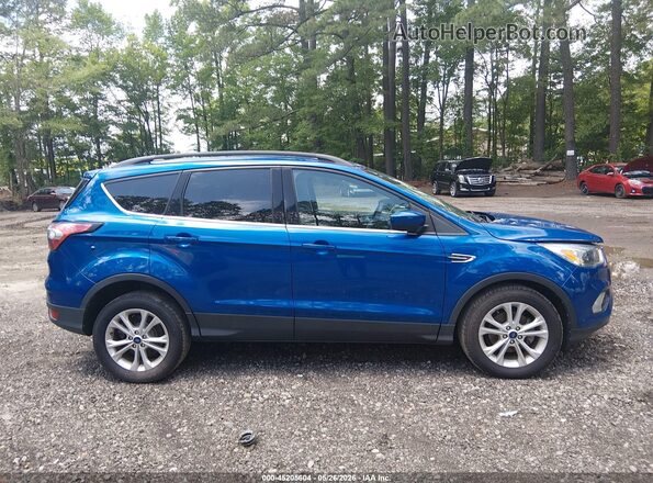 1FMCU0GD1JUC11577 2018 FORD ESCAPE Синий Вид задней части салона