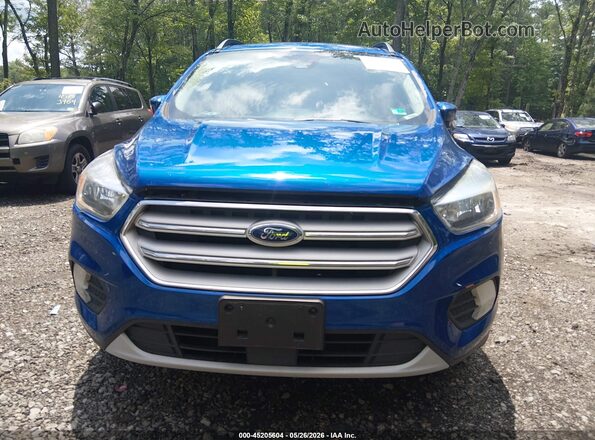 1FMCU0GD1JUC11577 2018 FORD ESCAPE Синий Вид щитка приборов
