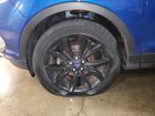 2018 Ford Escape Se Blue vin: 1FMCU0GD1JUC58107 Damage: Left Front Wheel, Curb Rash, 7 To 8 Inches