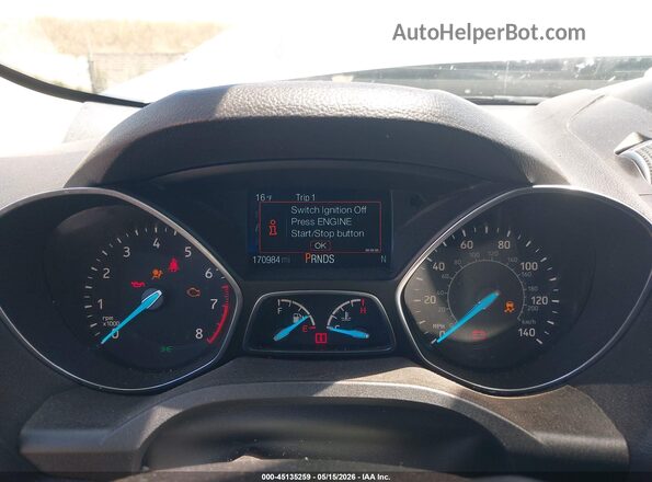 1FMCU0GD1KUB06927 2019 FORD ESCAPE Серебряный Вид задних сидений