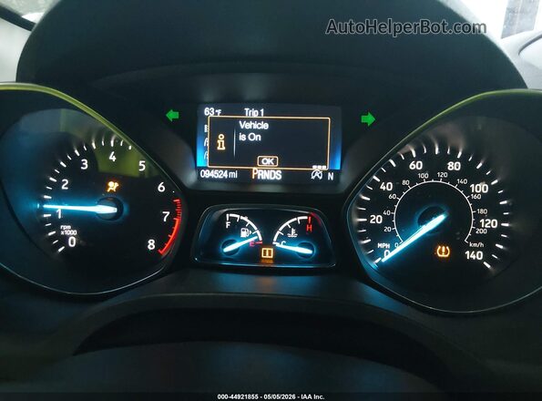 1FMCU0GD1KUC33757 2019 FORD ESCAPE Серебряный Вид задних сидений